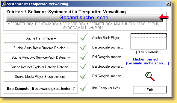 Test Programm Download (Systemtest-tv.zip 40KB)