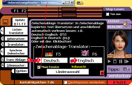 Zwischenablage Translator